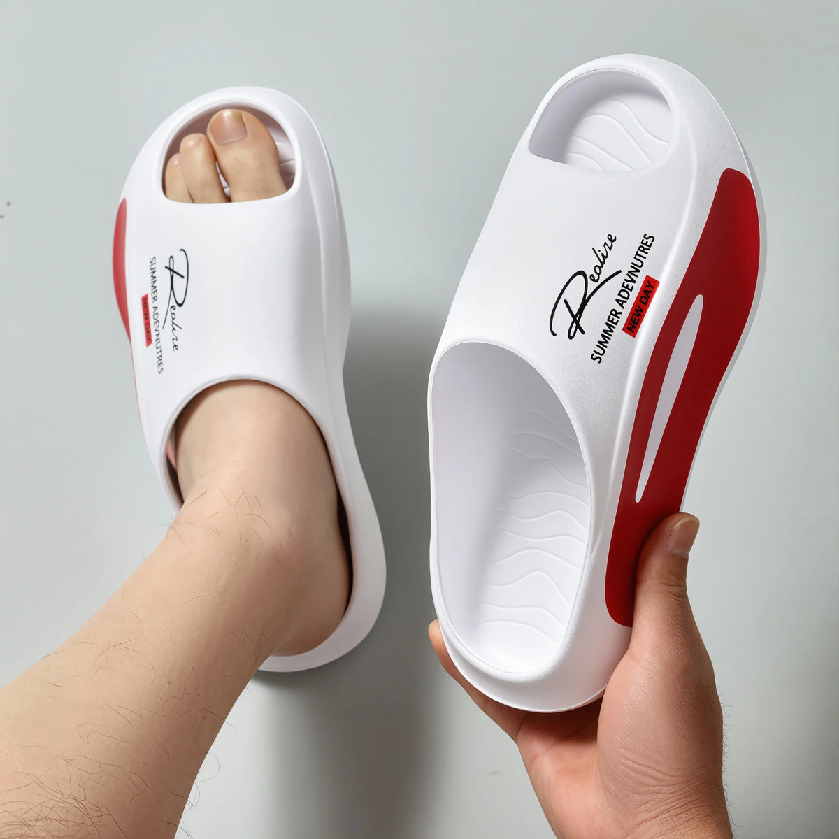 Veroq Men's Thong Slippers — Featherlight EVA Grip for All-Day Freedom