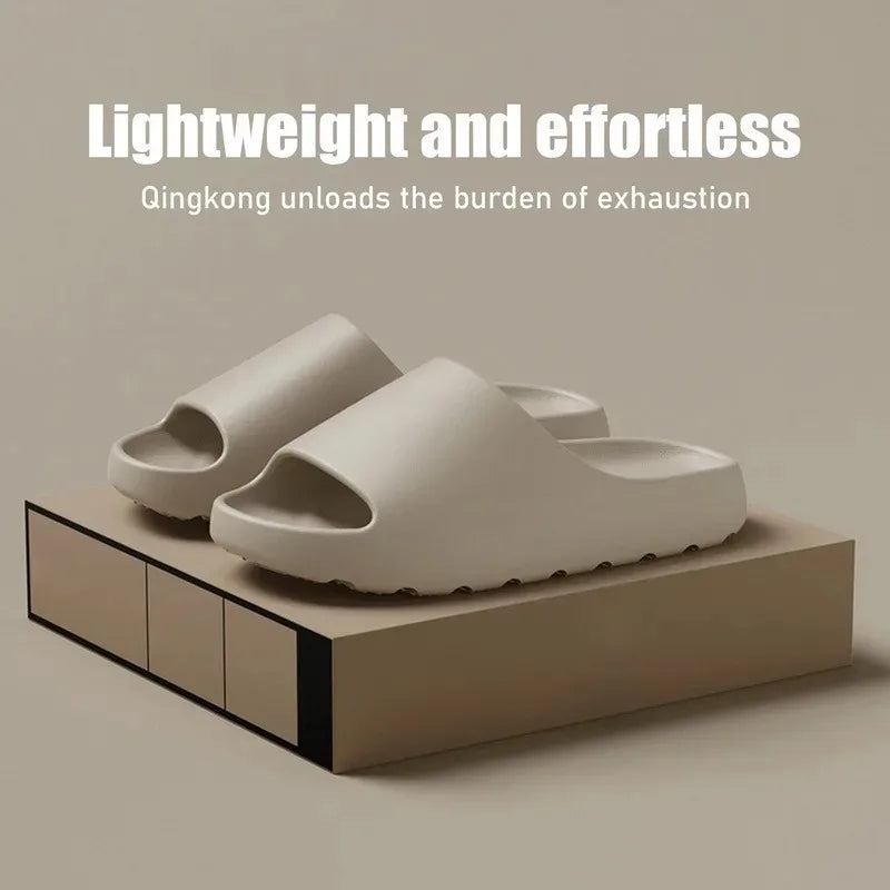 Veroq Cloud Slides — Pillow-Soft EVA Sole for Barefoot Bliss