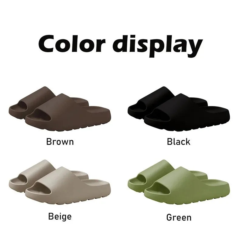 Veroq Cloud Slides — Pillow-Soft EVA Sole for Barefoot Bliss